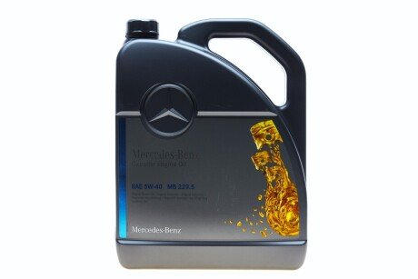 Олива моторна MB 229.5 1шт (5л) "SAE 5W-40 MB 229.5 MERCEDES MERCEDES-BENZ 000989210713FAEE