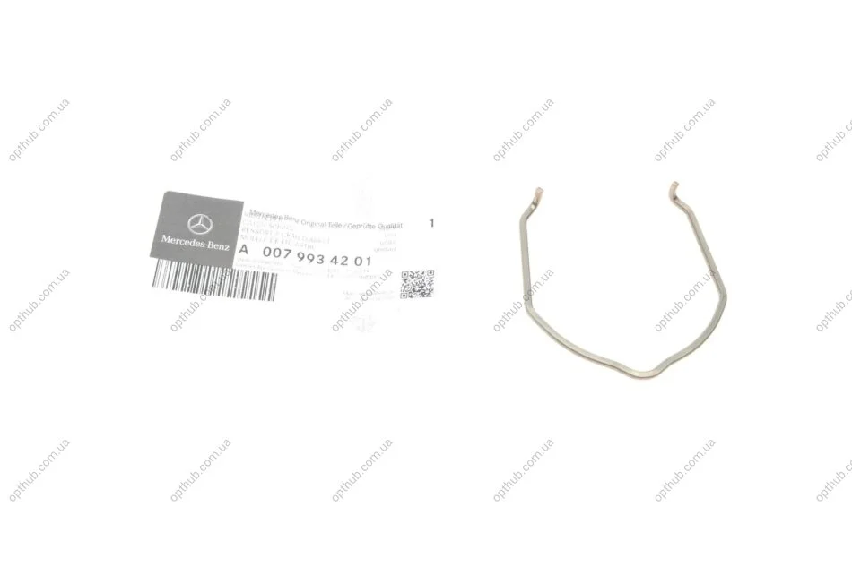Фіксатор патрубка інтеркулера MB E-class (W210/211) 2.2CDI OM646 03- MERCEDES (opt-om) MERCEDES-BENZ 0079934201 (фото 1)