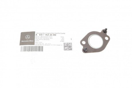 Прокладка клапана EGR MB OM651 D22 (труба рециркуляції ог - кришка коробки цепної передачі) UA63 MERCEDES-BENZ 6511422680
