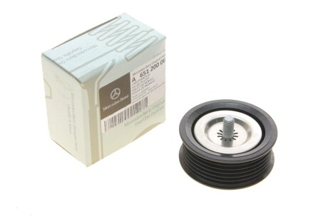 Ролик генератора MB Sprinter CDI (поліклиновий) (паразитний) MERCEDES UA63 MERCEDES-BENZ 6512000670