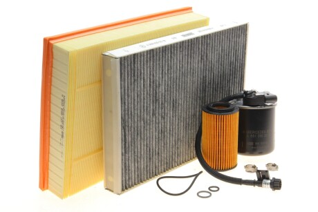 Комплект фільтрів MB Sprinter 2.2CDI OM651 09- (воздушний/масляний/паливний/салонний вуліь (opt-om) MERCEDES-BENZ 9068351300