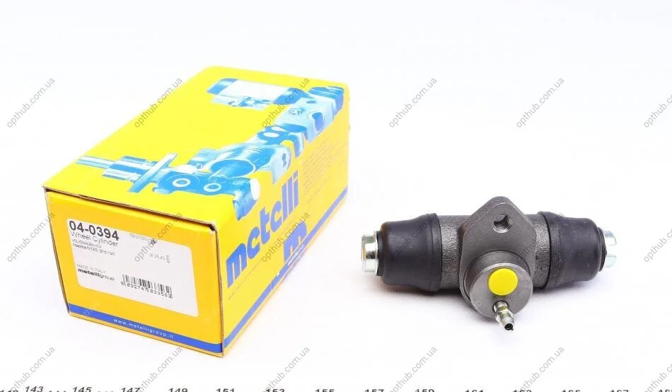 Циліндр гальмівний робочий ЗАДН D=25.4 VW LT 28-35 I BOX (281-363) 04/75-06/96 / VW LT 28-35 I BUS (28 -ua Metelli 04-0394 (фото 1)