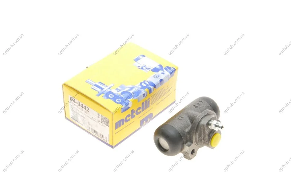 Циліндр гальмівний (задній) Fiat Panda 03-/Punto 93-00/Idea 04-/Lancia Musa 04-12/Y 95-03 METELLI UA63 Metelli 04-0442 (фото 1)