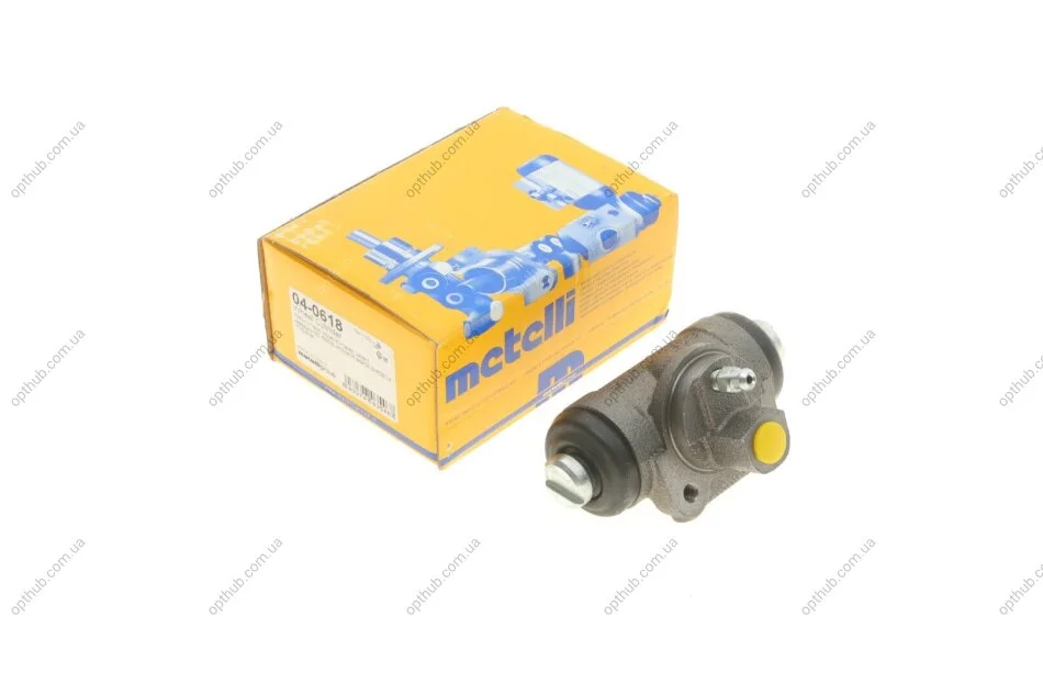 Циліндр гальмівний (задній) Ford Transit 91-14/Nissan Cabstar E 98-06/LDV Maxus 05-09 METELLI UA63 Metelli 04-0618 (фото 1)