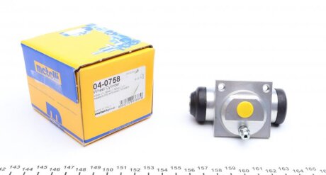 Циліндр гальмівний (задній) Renault Kangoo 97-/Nissan Kubistar 03-/Primera 99-01 (з посил.шасі) UA63 Metelli 04-0758