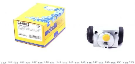 Циліндр гальмівний (задній) Ford Fiesta V 01-10/Fusion 02-12/Ka 01-08/Mazda 2 03-07 METELLI (opt-om) Metelli 04-0829