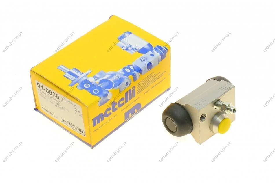 Циліндр гальмівний (задній) Citroen C1/Peugeot 107/Toyota Aygo 05- (d=17.46) METELLI UA63 Metelli 04-0939 (фото 1)