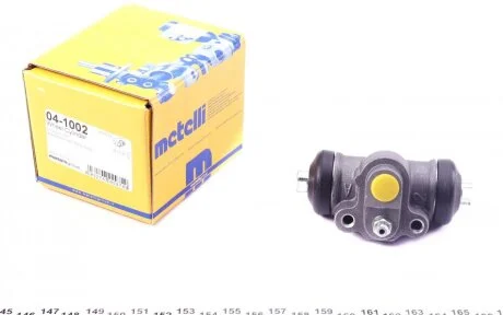 Циліндр гальмівний (задній) Hyundai Accent III 05-10/Kia Rio 05- METELLI UA63 Metelli 04-1002