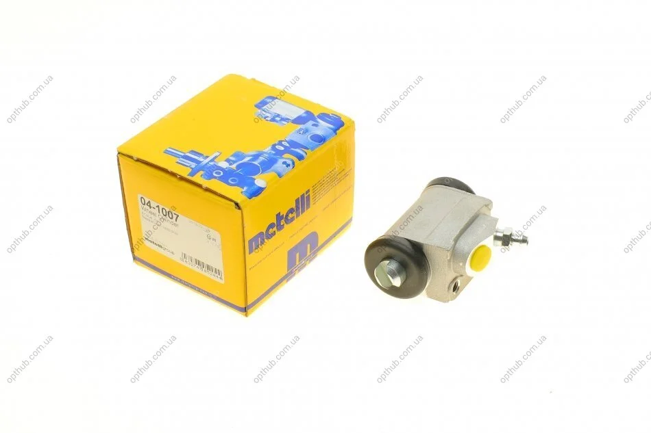 Циліндр гальмівний (задній) Hyundai Accent 10-/i20 15-/Kia Rio 12- (d=17.78mm) METELLI UA63 Metelli 04-1007 (фото 1)