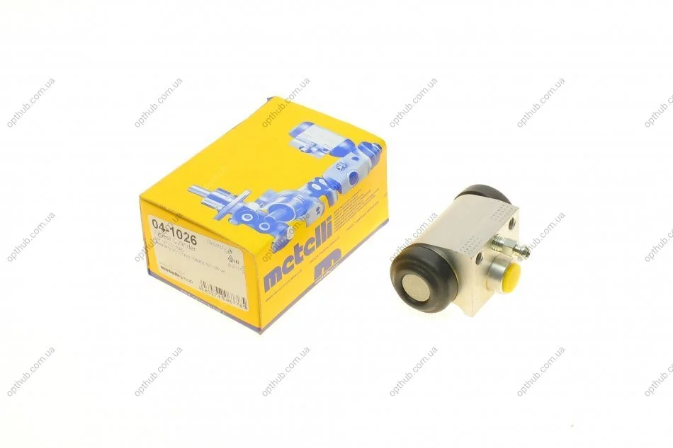 Циліндр гальмівний (задній) Fiat 500 09-/Panda 03-/Ford Ka 08-16 (d=20.64mm) METELLI (opt-om) Metelli 04-1026 (фото 1)