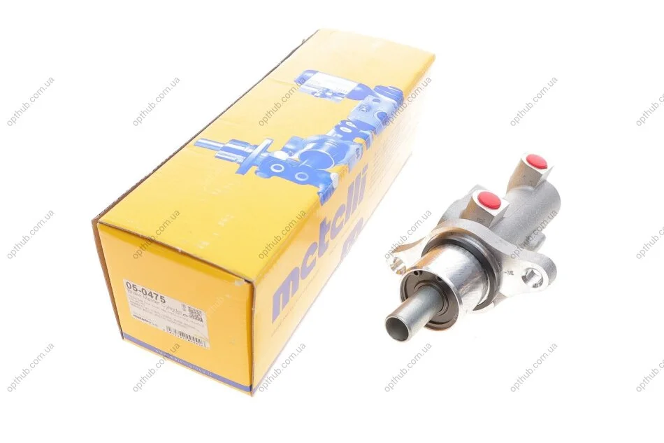 Циліндр гальмівний (головний) Ford C-Max/Focus II 03-12/Volvo C30/C70 II/S40/V50 04-13 (d=23.81mm UA63 Metelli 05-0475 (фото 1)