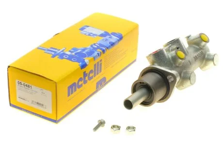 Циліндр гальмівний головний D=25.4 CITROEN JUMPER BOX (230L) 02/94-04/02 / CITROEN JUMPER BOX (244) 04 -ua Metelli 05-0481