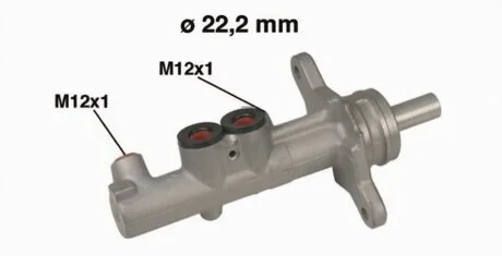 Циліндр гальмівний головний Metelli 05-0535