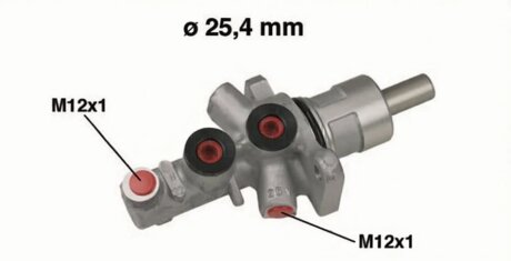 Циліндр гальмівний головний Metelli 05-0566