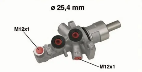 Циліндр гальмівний головний Metelli 05-0566