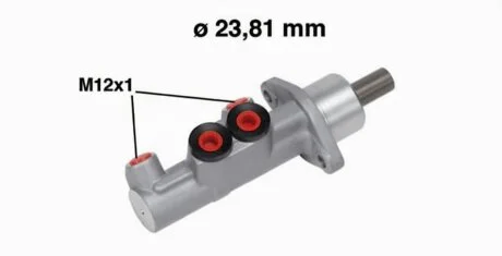 Цилиндр тормозной главный Metelli 05-0687