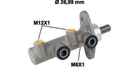 Циліндр гальмівний головний Metelli 05-0821