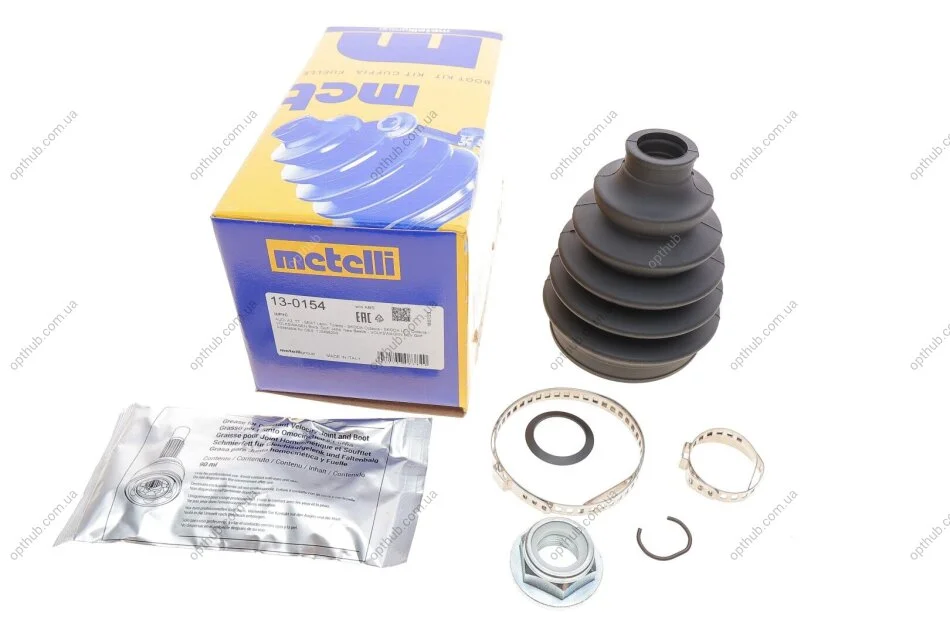 Пильник ШРКШ (зовнішній) Audi A3/TT/Seat Leon/Toledo/Skoda Octavia/VW Golf 96-10 (22x76x113) (к-к UA63 Metelli 13-0154 (фото 1)