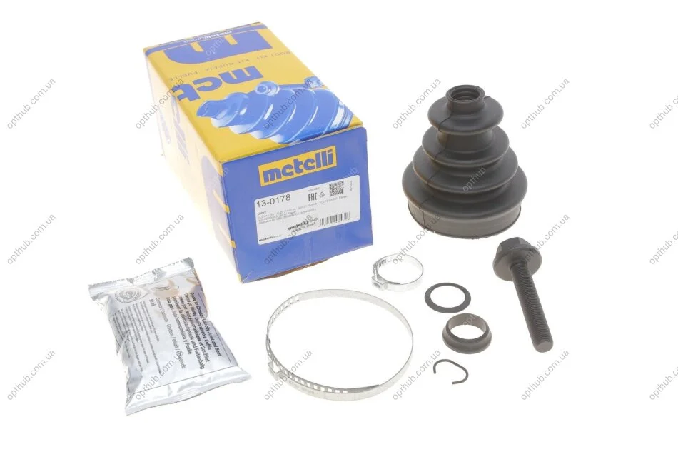 Пильник ШРКШ (зовнішній) Audi A4/A6 94-05/Skoda SuperB 01-08/VW Passat B5 96-05 (21x85x103) (к-кт UA63 Metelli 13-0178 (фото 1)
