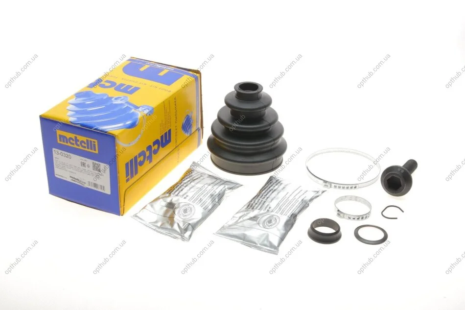 Пильник ШРКШ (зовнішній) Audi A3/Skoda Octavia/SuperB/VW Caddy/Golf/Passat B6/B7 04-15 (25x90x107 UA63 Metelli 13-0320 (фото 1)