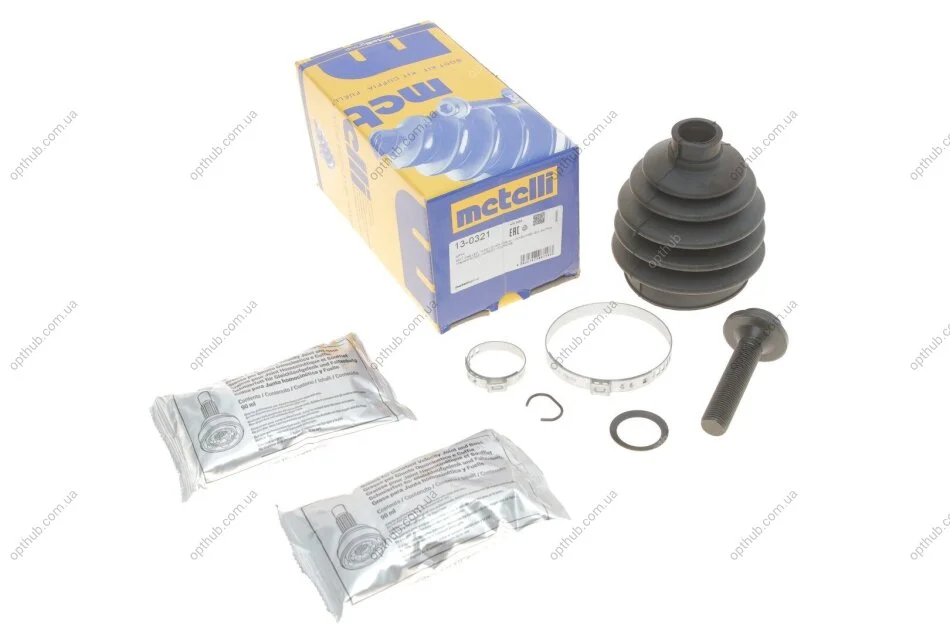 Пыльник ШРУС (наружный) Seat Altea 06-/Leon/Skoda Octavia/VW Golf V 03-13 (22x76x113) (к-кт) UA63 Metelli 13-0321 (фото 1)