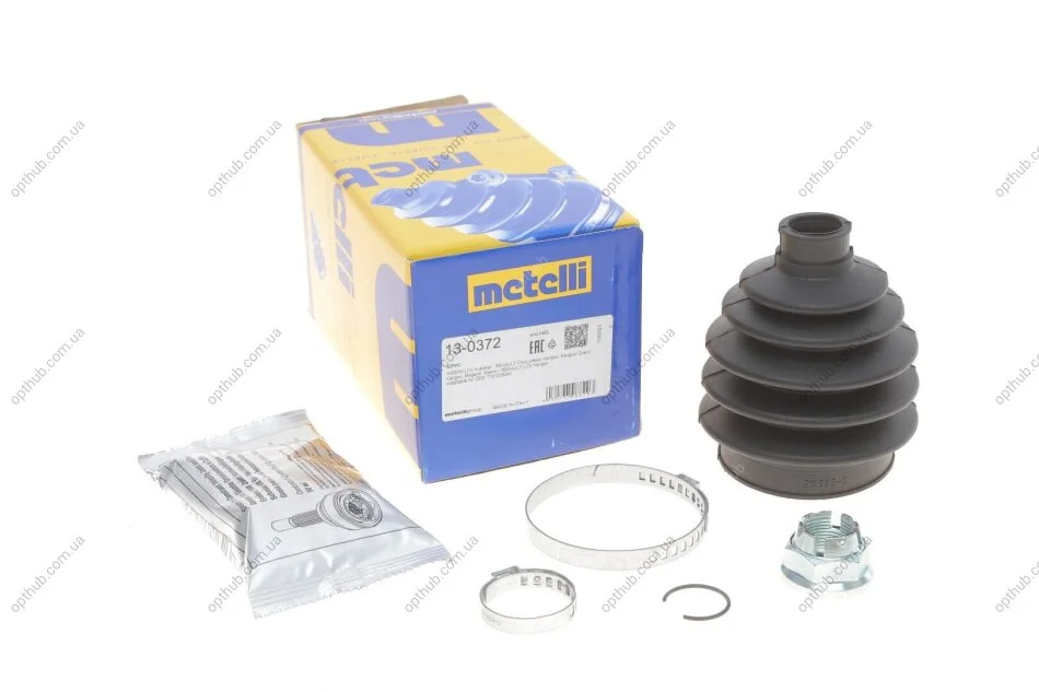 Пильник ШРКШ (зовнішній) Renault Clio II 01-05/Kangoo 01-/Megane/Scenic 99-03 (22x76x113) (к-кт) UA63 Metelli 13-0372 (фото 1)