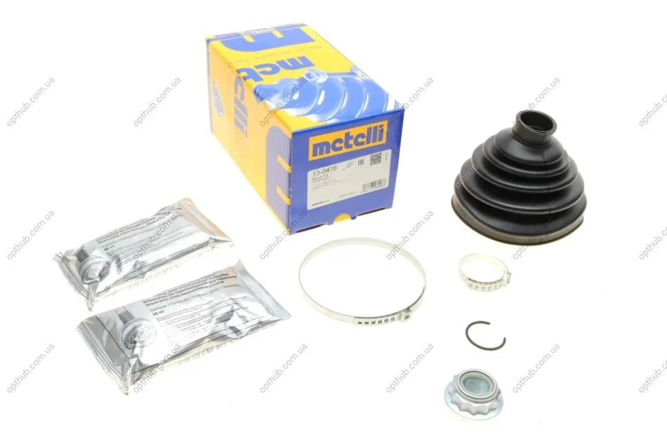 Пыльник ШРУС (наружный) VW Touareg 2.5TDI 03-10 (27.3x96.5x109) (к-кт) METELLI (opt-om) Metelli 13-0416 (фото 1)