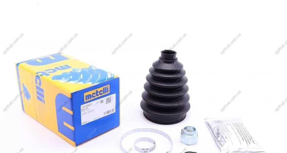 Пильник ШРКШ (зовнішній) Chevrolet Lacetti 07-/Nubira 05-11 (26x86x138) (к-кт) METELLI (opt-om) Metelli 13-0431 (фото 1)