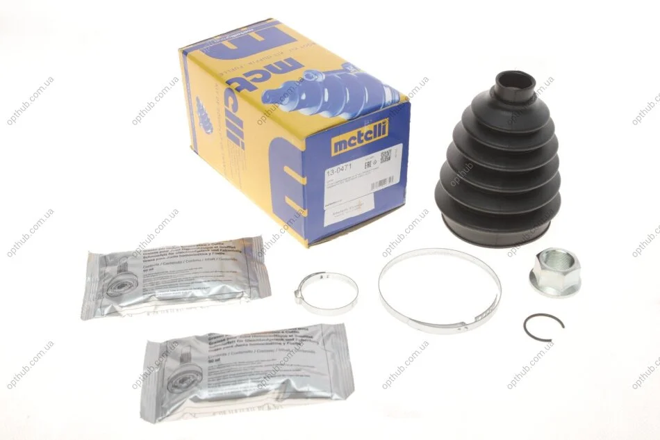 Пильник ШРКШ (зовнішній) Renault Koleos 08-/Nissan Qashqai/X-Trail 07-13 (26x86x138) (к-кт) (opt-om) Metelli 13-0471 (фото 1)
