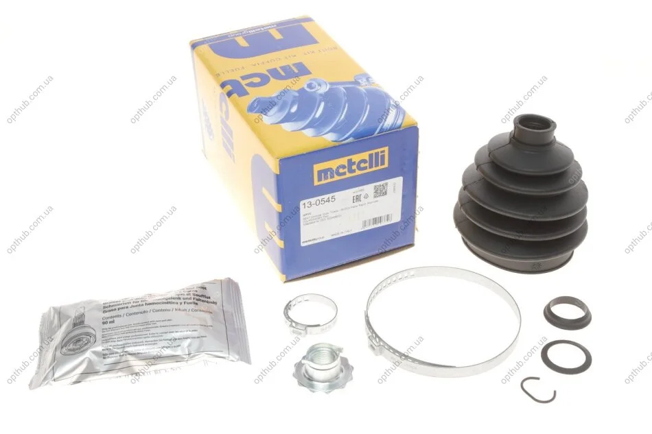 Пильник ШРКШ (зовнішній) Skoda Fabia 11-/Rapid 12-15/Roomster 07-15/VW Polo 09- (22x75x112) (к-кт UA63 Metelli 13-0545 (фото 1)