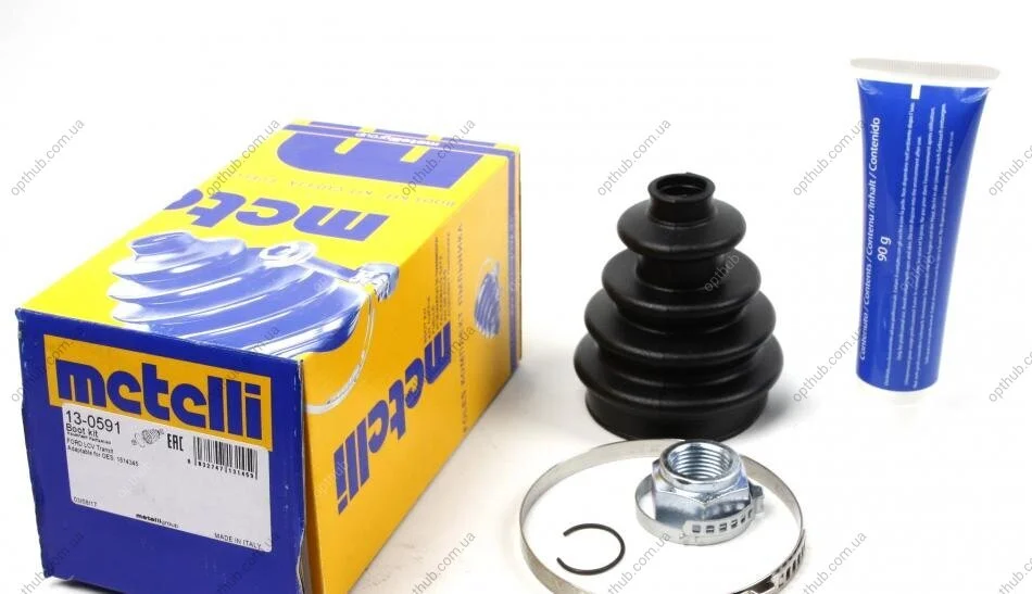 Пильник ШРКШ (зовнішній) Ford Transit 06-14 (26x86x138) (к-кт) METELLI (opt-om) Metelli 13-0591 (фото 1)