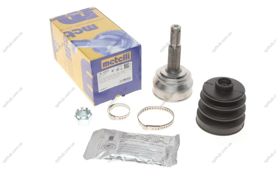 ШРКШ (зовнішній) Opel Kadett 79-94/Astra F 94-98/Corsa A 87-93/Ascona 81-88 (22z/22z/52mm/81mm/57 UA63 Metelli 15-1007 (фото 1)