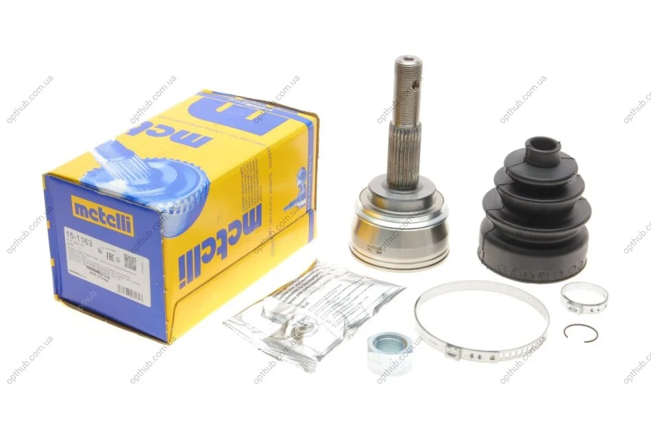 ШРКШ (зовнішній) Nissan Almera 1.4 95-00/Pulsar IV 1.3-1.5/1.7-2.0D 90-95 (25/22z) METELLI (opt-om) Metelli 15-1163 (фото 1)