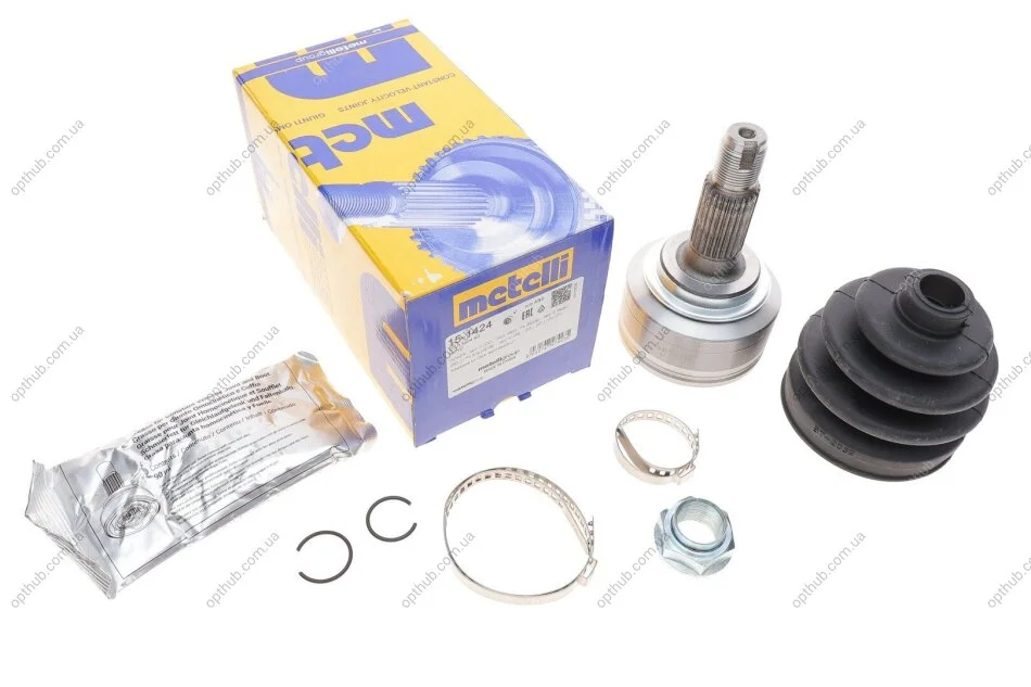 ШРУС (зовнишний) Honda Jazz III/ IV 1.2 i-DSI/1.3/1.4 iDSi 02-08 (26z/28z/52mm/84mm) METELLI (opt-om) Metelli 15-1424 (фото 1)