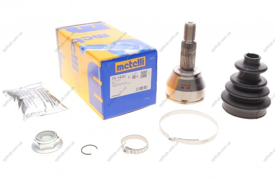 ШРКШ (зовнішній) Ford Fiesta V 01-08/Fusion 02-09/Ecosport 13- (25z/21z/53.2mm/75.6mm/56mm) UA63 Metelli 15-1430 (фото 1)