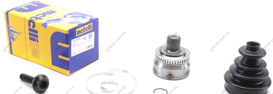 ШРКШ (зовнішній) Audi A4 00-08/A6 97-05/Seat Exeo 09-10 (38z/33z/59.4mm/87.9mm/34mm) (+ABS45z) UA63 Metelli 15-1435 (фото 1)