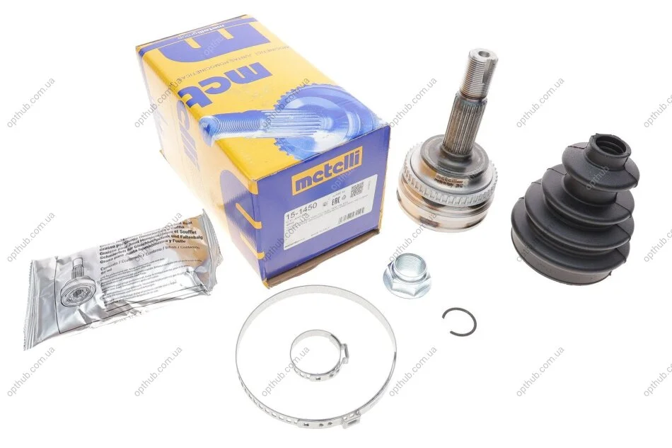 ШРУС (зовнишний) Toyota Yaris I 1.3/1.5/1.4D-4D 99-05 (24z/23z57.9mm/84.9mm) (+ABS 48) (opt-om) Metelli 15-1450 (фото 1)