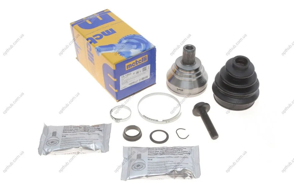ШРКШ (зовнішній) Skoda Octavia/Superb/VW Caddy/Golf/Passat B6/B7 04-15 (36z/27z/59.5mm/97.95mm/40 UA63 Metelli 15-1463 (фото 1)