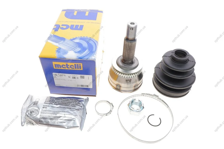 ШРКШ (зовнішній) Hyundai Matrix/Elantra 1.5 CRDi 01-10 (25z/23z/50mm/86.9mm) (+ABS 44) (opt-om) Metelli 15-1471 (фото 1)