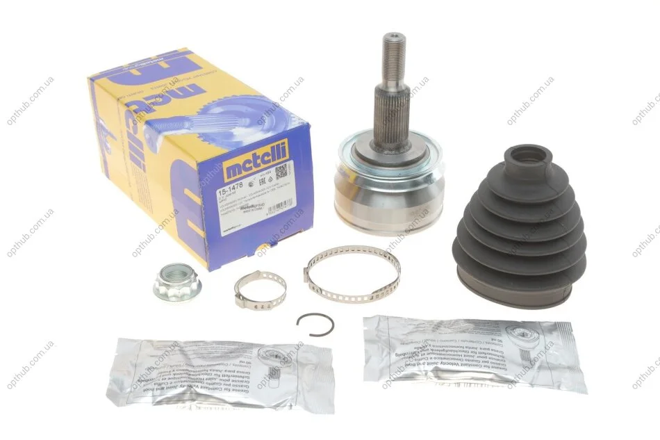 ШРКШ (зовнішній) VW Crafter 06-11/T5/Multivan 03-15 (38z/27z/63mm/100mm/53.5mm) METELLI UA63 Metelli 15-1478 (фото 1)