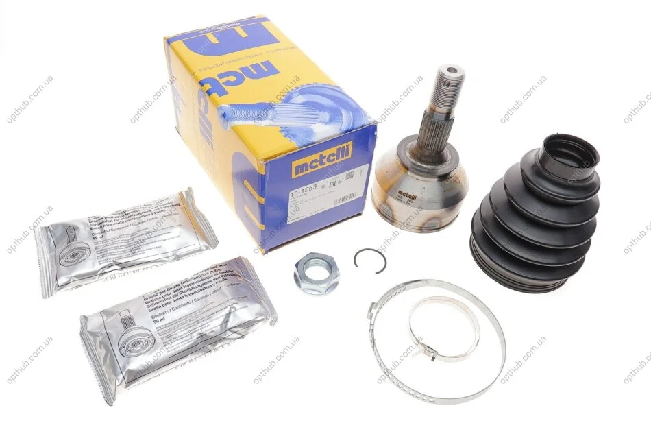 ШРКШ (зовнішній) Citroen C5 I/II 2.0 HDi/3.0 V6 01-08 (25z/26z/58.8mm/91.6mm/47.5mm) METELLI (opt-om) Metelli 15-1553 (фото 1)