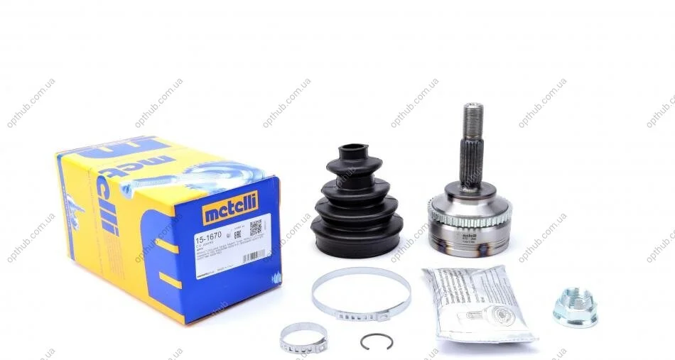 ШРКШ (зовнішній) Renault Kangoo 05-06/Clio 98-10/Megane 99-02 (21z/30z/52.4mm/84.9mm/51.4mm)(+ABS UA63 Metelli 15-1670 (фото 1)