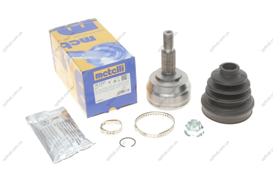 ШРКШ (зовнішній) Renault Megane/Scenic 08-/Fluence/Dacia Duster 10- (25z/33z/52.5mm/89.9mm/53.9mm UA63 Metelli 15-1727 (фото 1)