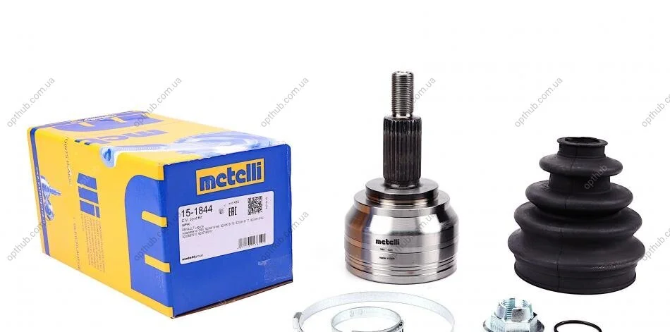ШРКШ (зовнішній) Renault Laguna III 07-15 (27z/36z/56.6mm/90.7mm/53.8mm) METELLI (opt-om) Metelli 15-1844 (фото 1)