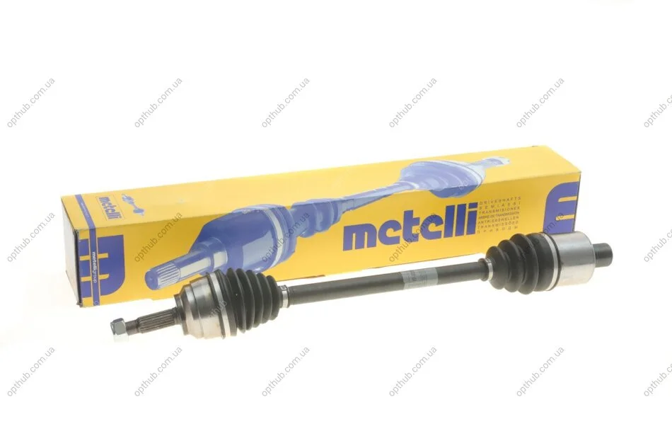 Піввісь (передня) (R) Renault Clio/Kangoo 98-02 (21z/718mm) (-ABS) METELLI UA63 Metelli 17-0396 (фото 1)