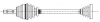 Піввісь Metelli 17-1265 (фото 1)