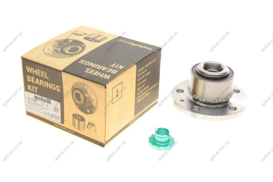 Підшипник маточини (передньої) Skoda Fabia 99-/VW Polo 01- (+ABS) METELLI UA63 Metelli 19-1587 (фото 1)