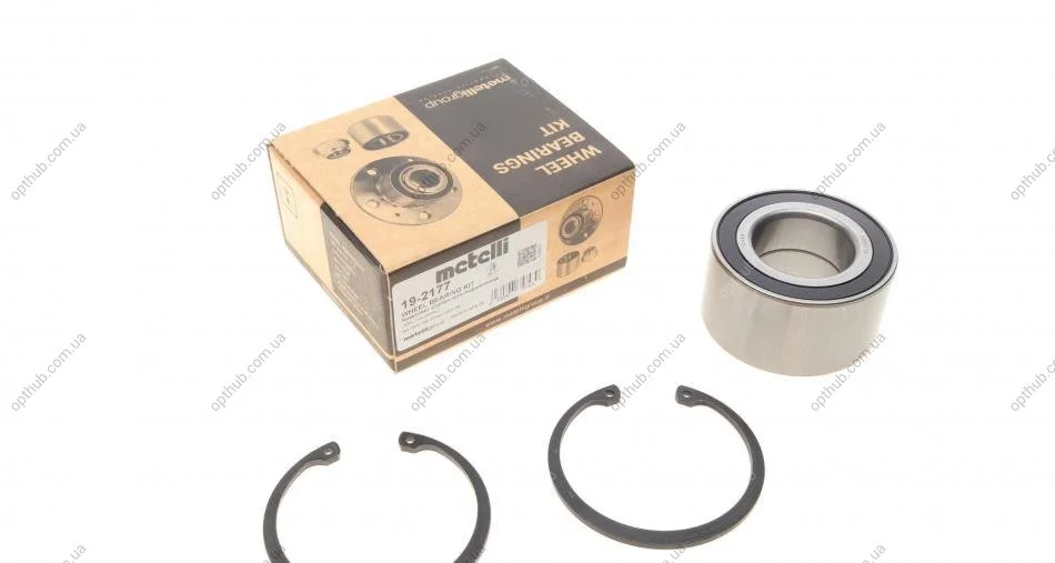Підшипник маточини (передньої) Opel Astra F 91-01/Omega B 94-03/Vectra A/B 93-03 (39x74x39)(+ABS) UA63 Metelli 19-2177 (фото 1)