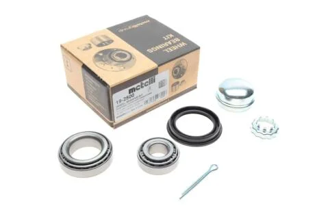 Підшипник маточини (задньої) Audi 50/80/90/100 68-94/VW Golf/Passat 73-99/Caddy 96-00 (к-кт) UA63 Metelli 19-2500