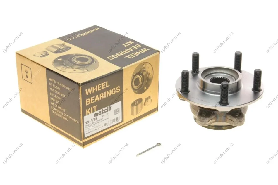 Підшипник маточини (передньої) Nissan Juke/Leaf/Qashqai I/X-Trail/Renault Koleos I 07- METELLI UA63 Metelli 19-7709 (фото 1)